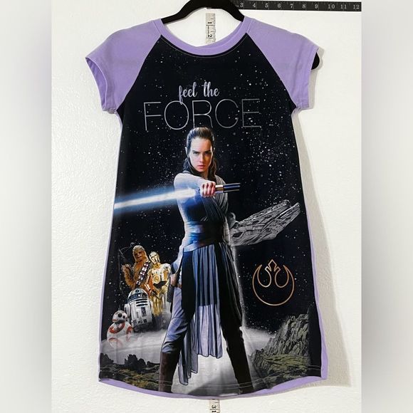 Big Girls‎ Size 12 Star Wars Rey Nightgown - Picture 1 of 10